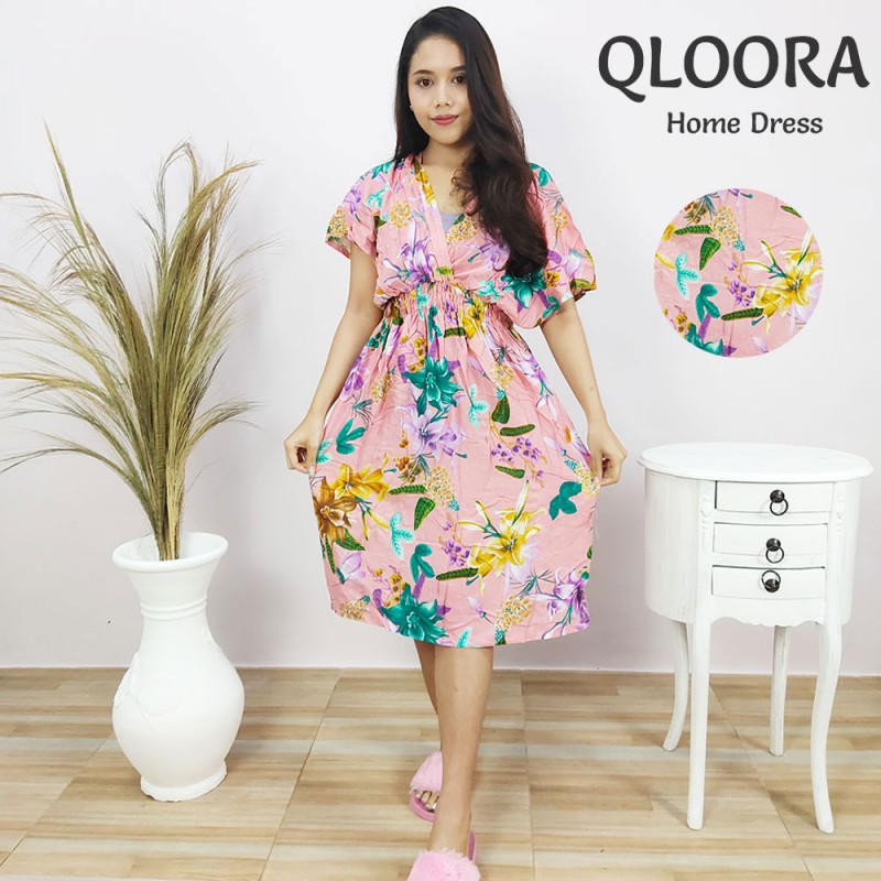 Daster Remaja Lengan Pendek Model Qloora