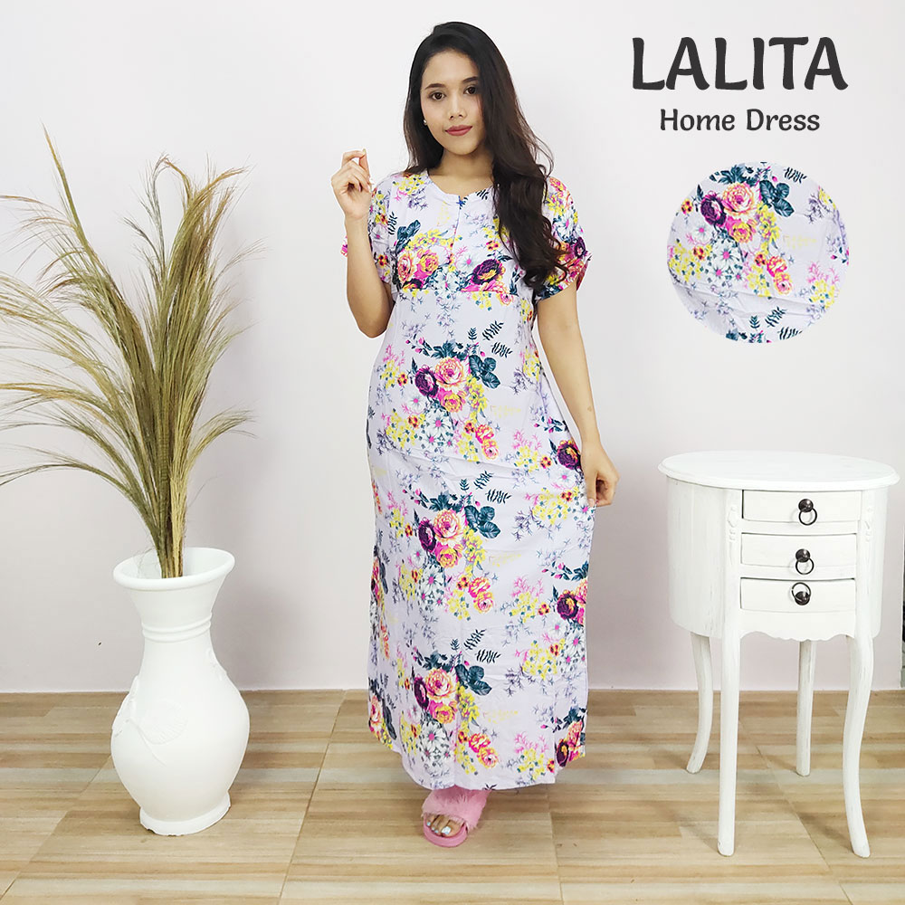 Daster Panjang Katun Rayon Model Lalita